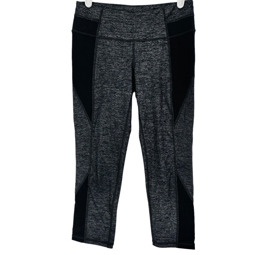Athleta Women's Active Capri Leggings Heather Gray/Black Size XS